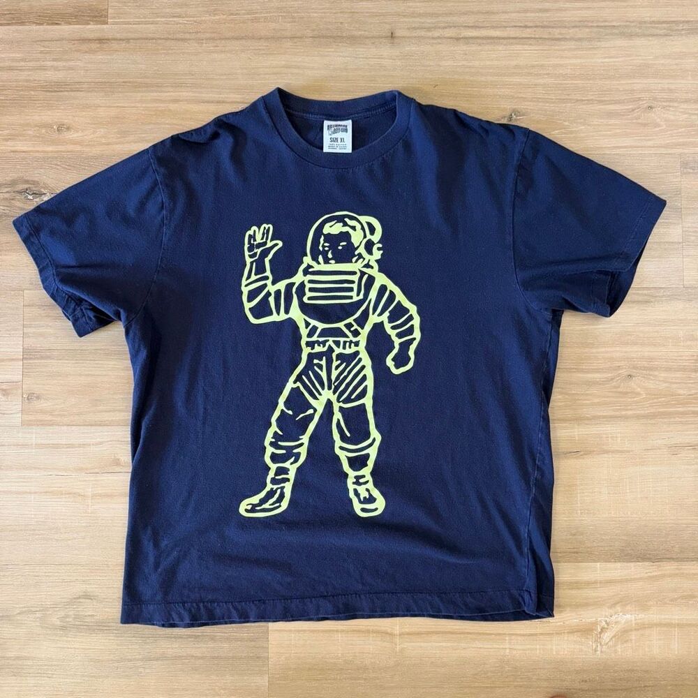 Billionaire Boys Club Men’s Blue Astronaut Graphic Shirt Size XL BBC Streetwear